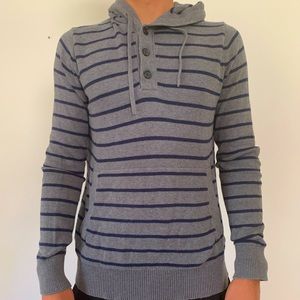 Men’s Banana Republic striped hoodie